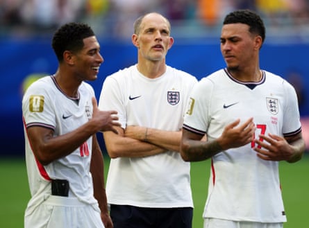 Thomas Tuchel, Jude Bellingham and Morgan Rogers