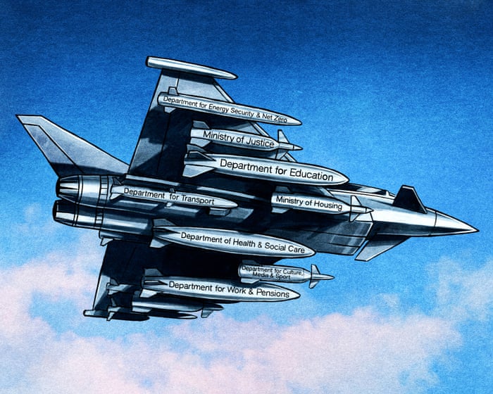 Defence is the one public budget we dare not question – will Andy Burnham break this cycle? | Andy Beckett