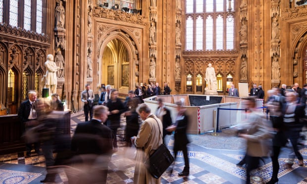 The Central Lobby of the Houses of Parliament