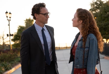 Standing on a pavement, they look each other in the eye