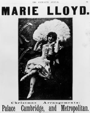Music hall singer Marie Lloyd
