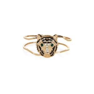 Gold-tiger-head bracelet £7.99, newlook.com