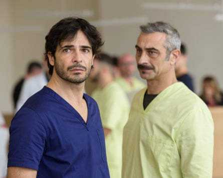Marco Bocci as Diego Mancini (left) in Until the Last Heartbeat.