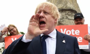 Boris Johnson on the final day of campaigning.