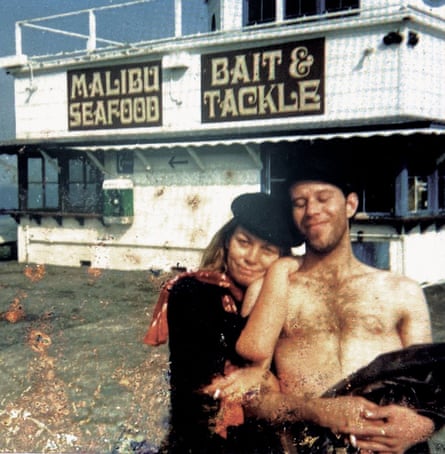 With Tom Waits, her partner at time, on Santa Monica Pier, California, in the late 70s.