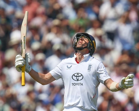 Matt Fisher celebrates reaching a half century