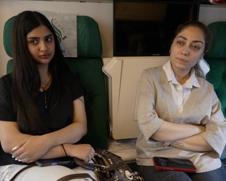 Sepideh (left) and Azadeh.