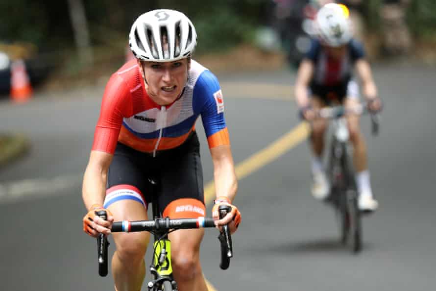 Dutch cyclist Annemiek van Vleuten during the women’s road race at the Rio 2016 summer Olympics