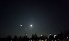 Asteroid over the English Channel