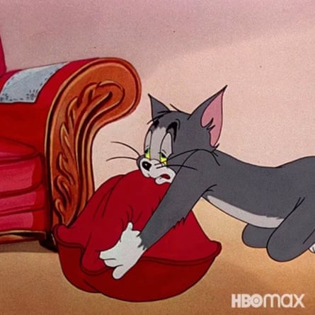 Uma imagem de Tom e Jerry foi um dos principais gifs de Giphy no ano passado.