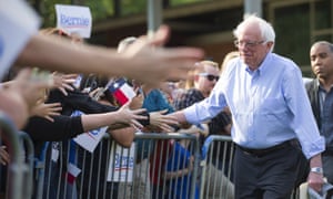 Bernie Sanders greets supporters at a rally Wednesday in Houston. 3457.jpg?width=300&quality=85&auto=forma