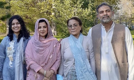 The Afzaal family: Yumna Afzaal, Madiha Salman, Talat Afzaal, Salman Afzaal.