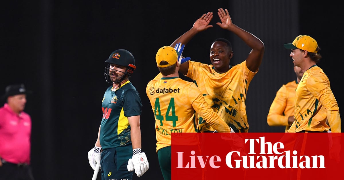 Australia v South Africa: first men's T20 international live