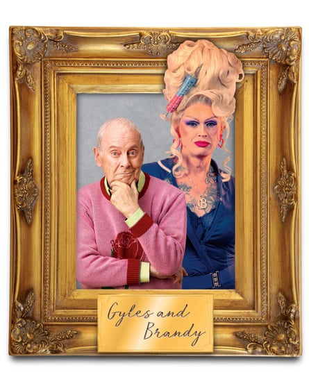 Gyles Brandreth and Brandy Bex.