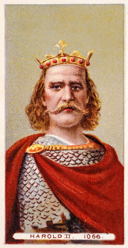 Portrait drawing of King Harold II