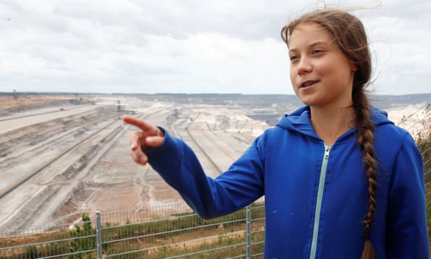 The climate-change activist Greta Thunberg: children’s book publishers believe she is responsible for the huge increase in the number of young people reading about environmental issues
