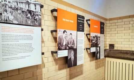Information displays at Bow Street Police Museum