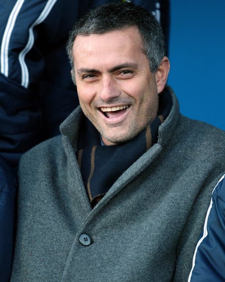 Chelsea manager José Mourinho watches his side in action against Portsmouth during the Barclays Premiership match at Fratton Park, Portsmouth, Tuesday December 28, 2004.