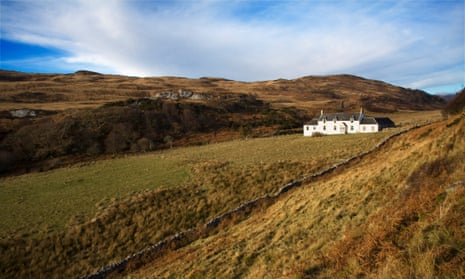 Barnhill on the island of Jura, the house where George Orwell wrote 1984.