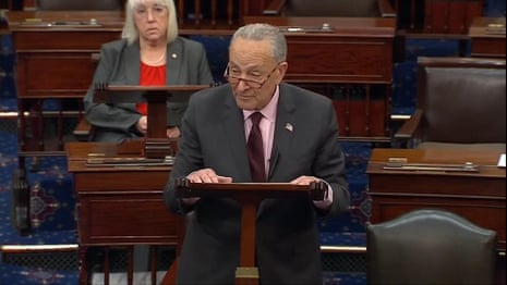 Supreme court overturning Roe allows 'open season' on American freedoms, warns Schumer – video