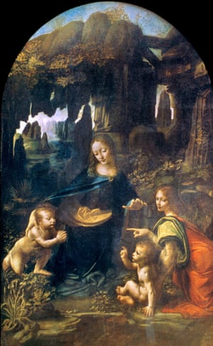 The Virgin of the Rocks, 1483-85 by Leonardo da Vinci