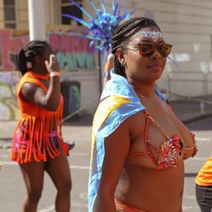 A glance from a carnival dancer