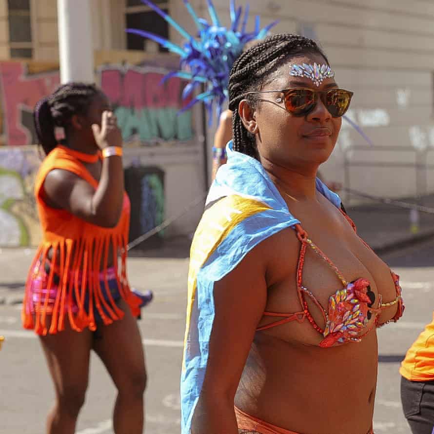 A glance from a carnival dancer