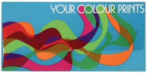 A design of interweaving coloured ribbons with the legend "Your Colour Prints"
