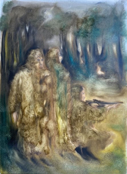 Gillie suit by Sana Shahmuradova Tanska.