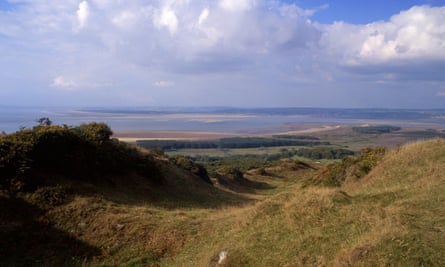 The Bulwark hillfort, Llanmadoc Hill.