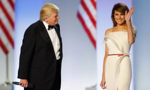 Donald Trump introduces Melania at the Freedom Inaugural Ball.