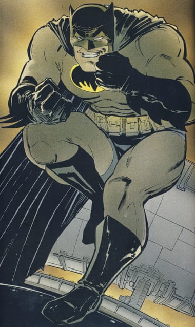 A panel from The Dark Knight Returns.