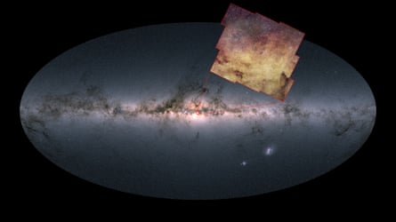 A map showing the location of the image.