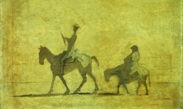 Honoré Daumier’s print Don Quixote and Sancho Panza.