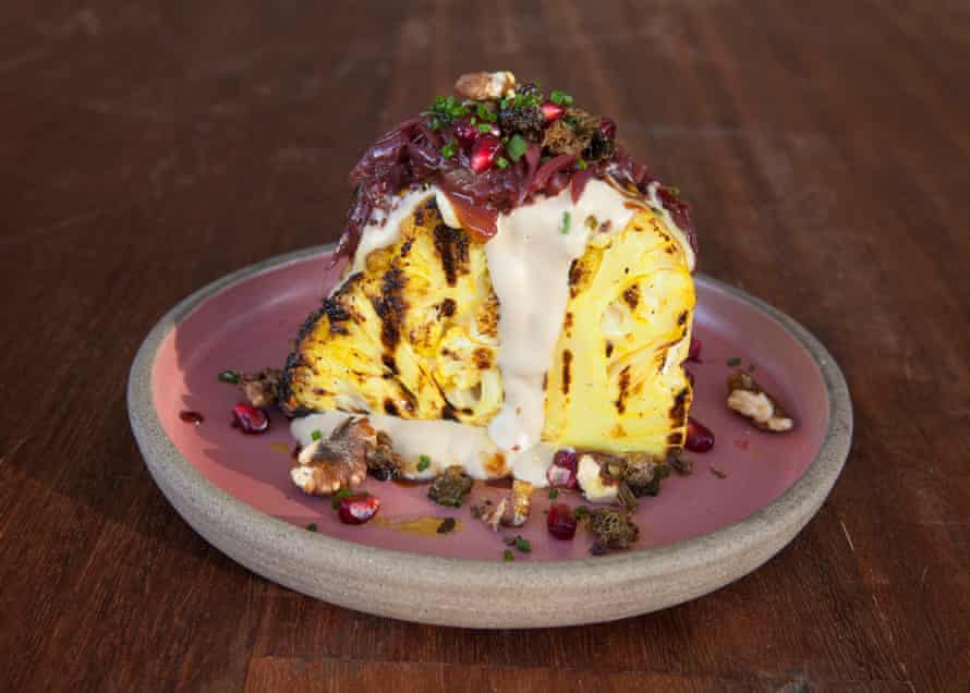 The turmeric cauliflower at Carmel, Queens Park, London.