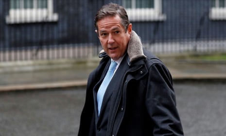 Jes Staley on 10 Downing Street in 2018.