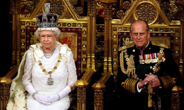 The Queen and the Duke of Edinburgh at the state opening of parliament in 2007.