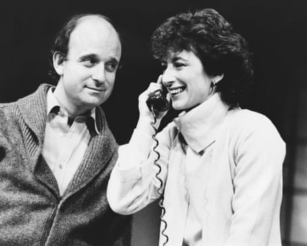 Gary Waldhorn and Maureen Lipman in Chapter Two by Neil Simon at the Lyric, Hammersmith, in 1981.