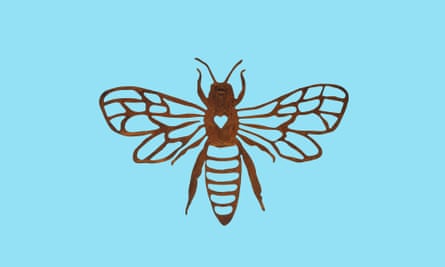 Bee wall plaque