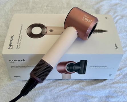 Lise Smith testing the The Dyson Supersonic