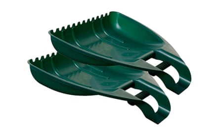 B&Q Leaf Grabbers me Doreza Koleksionist i Kopshtit Heavy Duty Leaf Cet Garden Scoop Grabber