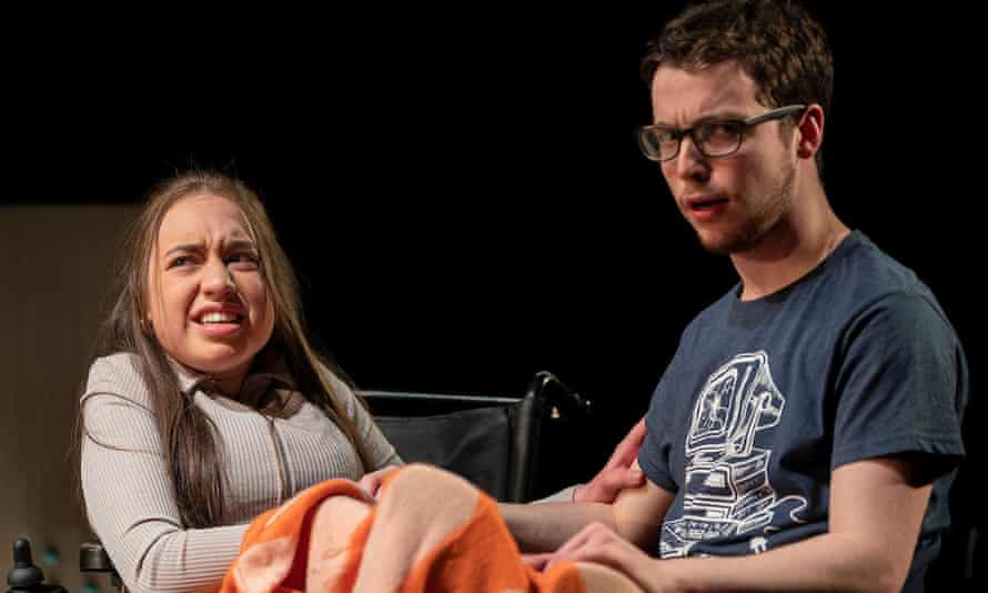 Jack Hunter as David and Maya Coates as Lucy in Kerbs by Michael Southan