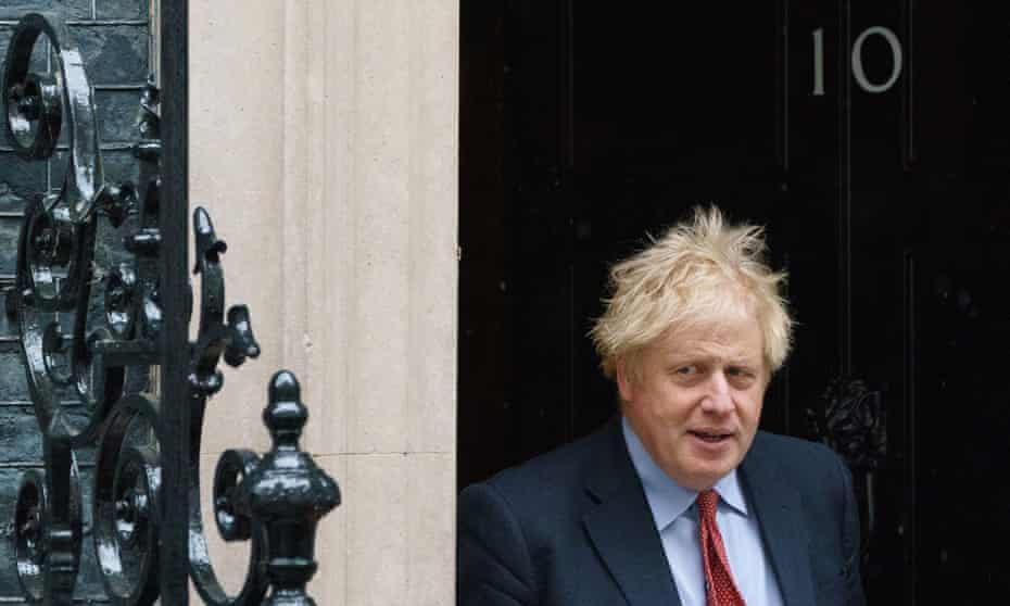 Prime Minister Boris Johnson at 10 Downing Street, London on 20 May.