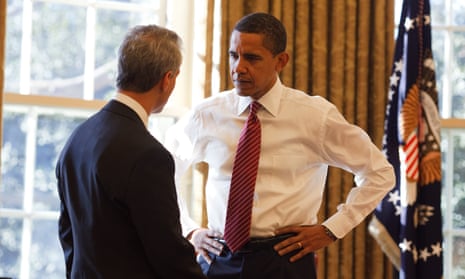 President Barack Obama with chief of staff Rahm Emanuel.
