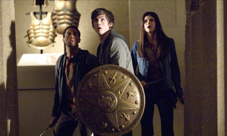 From l-r: Brandon T Jackson as Grover Underwood, Logan Lerman as Percy Jackson and Alexandra Daddario as Annabeth Chase in Percy Jackson and The Olympians: The Lightning Thief.