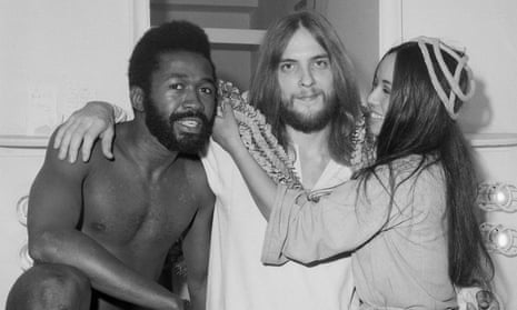 Ben Vereen, Jeff Fenholdt, and Yvonne Elliman, stars of Jesus Christ, Superstar, October 1971.