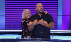 Helen and Charlie, contestants on Limitless Win, embrace