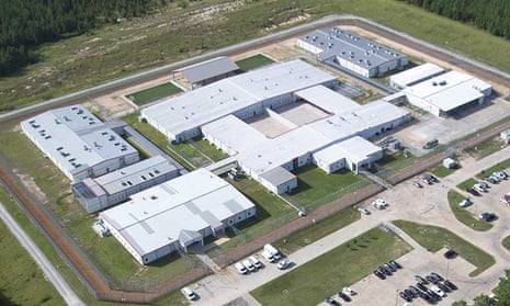 The LaSalle detention facility in Louisiana. Since March, the facility has held removal proceedings for hundreds of detained migrants. 