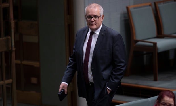 Scott Morrison in parliament