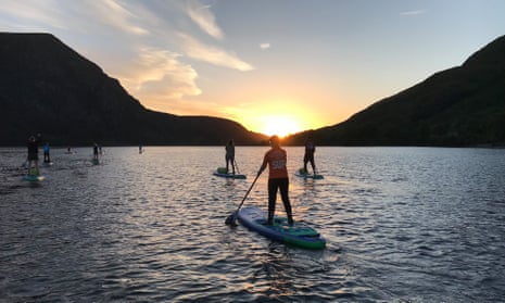 Psyched Paddleboarding night SUP trip, North Wales